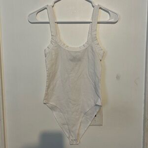 White body suit. Size S.